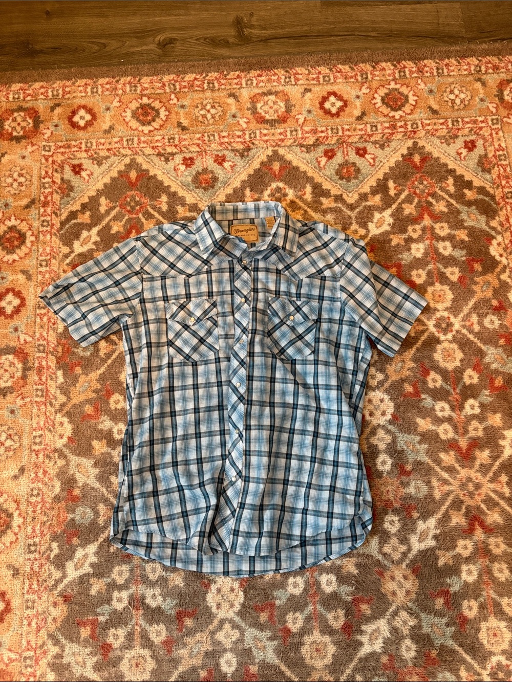 men's wrangler short sleeve